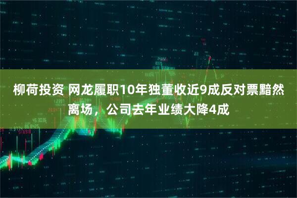 柳荷投资 网龙履职10年独董收近9成反对票黯然离场，公司去年业绩大降4成